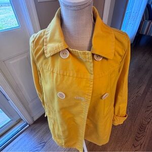 Gap Yellow Jacket Peacoat‎ size medium vintage